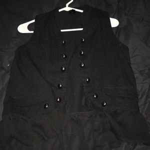 cute black vest